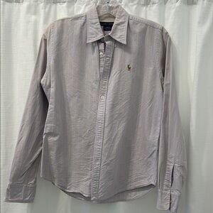 Ralph Lauren womens Purple Striped Shirt